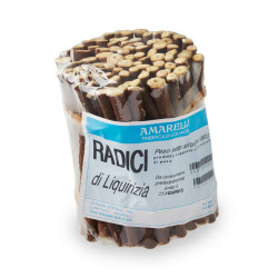 Amarelli Radico di liquirizia 15cm (1kg), Kraftige lakridsr�dder