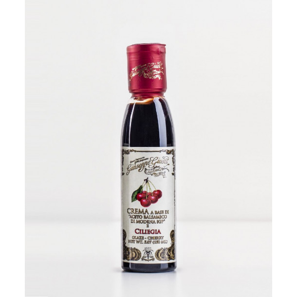 Giusti Gourmet Glaze med Aceto Balsamico di Modena IGP og kirseb�r 150ml