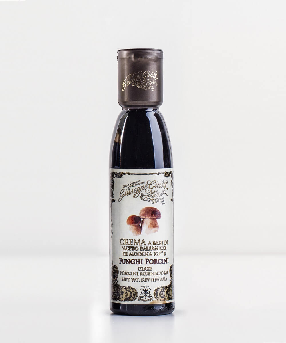 Giusti Gourmet Glaze med Aceto Balsamico di Modena IGP og Porcino