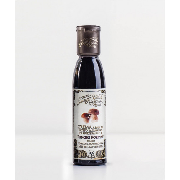 Giusti Gourmet Glaze med Aceto Balsamico di Modena IGP og Porcino svampe 150ml