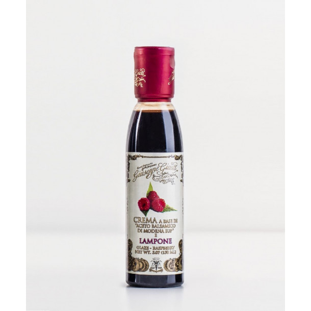 Giusti Gourmet Glaze med Aceto Balsamico di Modena IGP og hindb�r 150ml