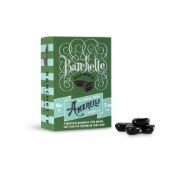 Amarelli lakridspastil m. mint 60g Barchette alla Menta boks