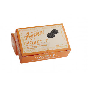 Amarelli Morette all'arancia (100g) Arancione, Lakridspastil m. appelsin