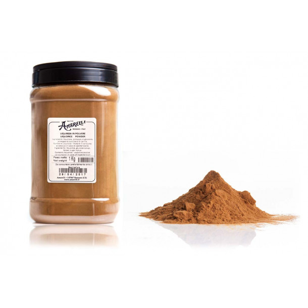 Amarelli Polvere di liquirizia Rossano Light (1kg), Lakridsekstraktpulver