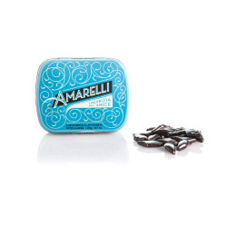 Amarelli ren lakrids m. anis 20g Rombetti Blue Sky tin