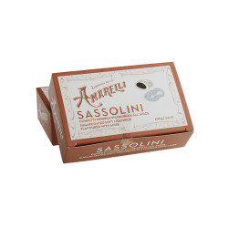 Amarelli lakridsdrage m. anis 100g Sassolini brun boks