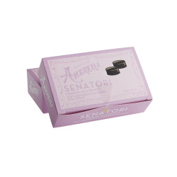 Amarelli Senatori alla violetta (100g) Lilla, Lakridspastil m. viol