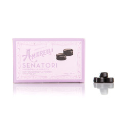 Amarelli Senatori alla violetta (100g) Lilla, Lakridspastil m. viol