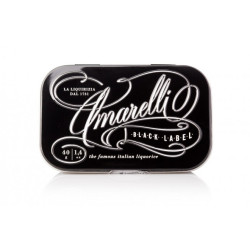 Amarelli Black Label (40g), Ren Lakrids ekstra styrke