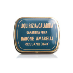 Amarelli ren lakrids 20g Spezzatina Barone Amarelli tin